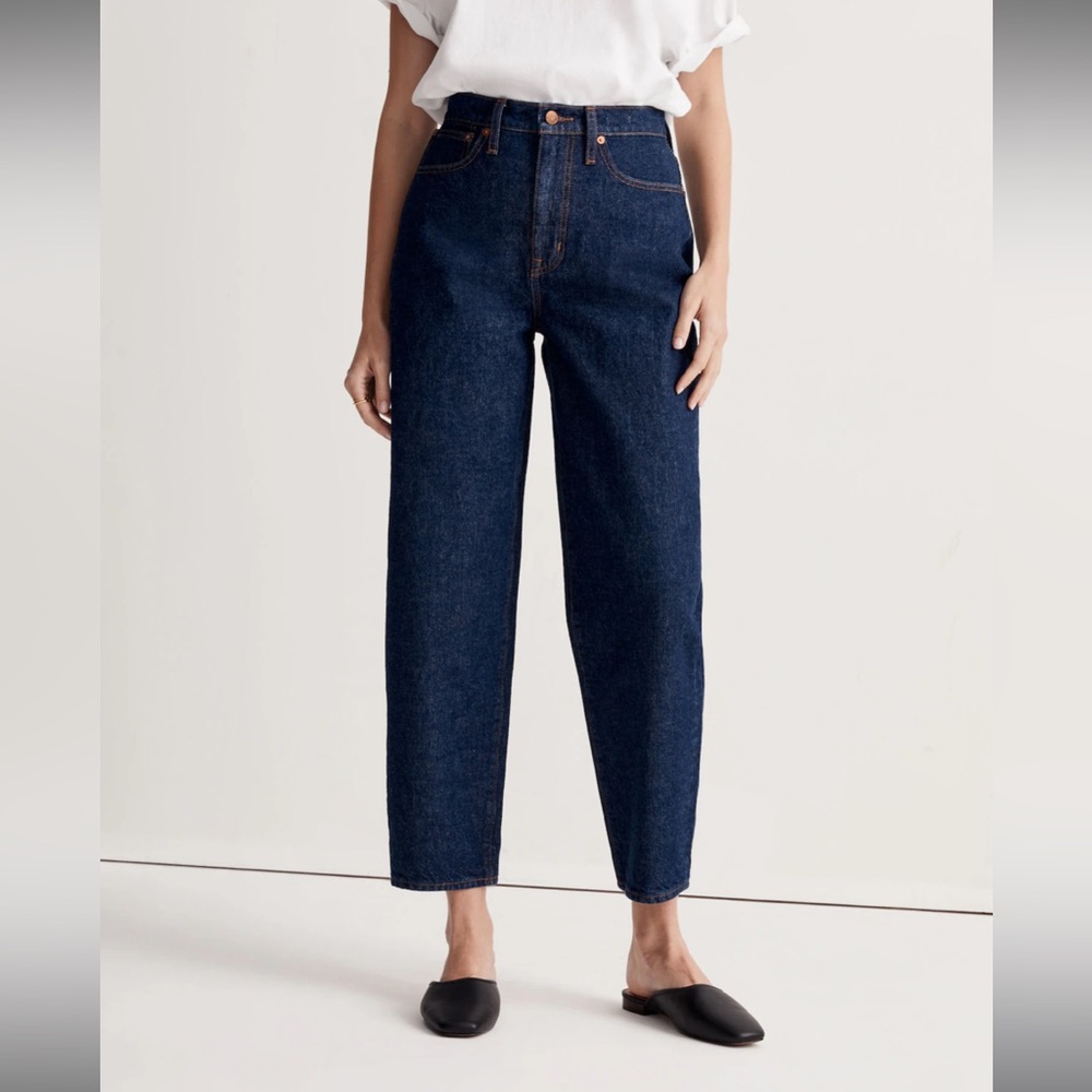 EUC Madewell Balloon Jeans in Mapleside Wash, size 25